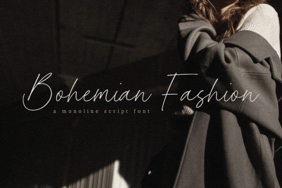 Bohemian Fashion: A Handwritten Font for Creative Projects