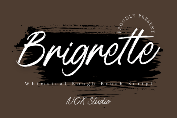 Brigrette: The Whimsical Rough Brush Script for Bold Design