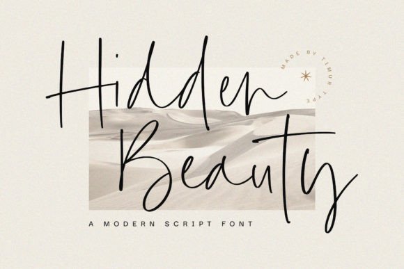 Discover Hidden Beauty: A Font for Delicate and Modern Design