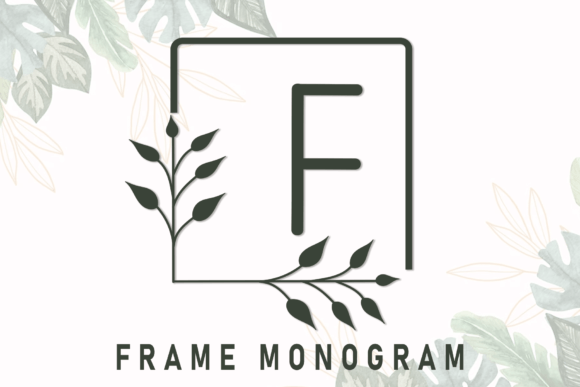 Discover the Artistry of the Frame Monogram Typeface