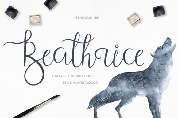 Discover the Handwritten Charm of Beathrice for Your Projects