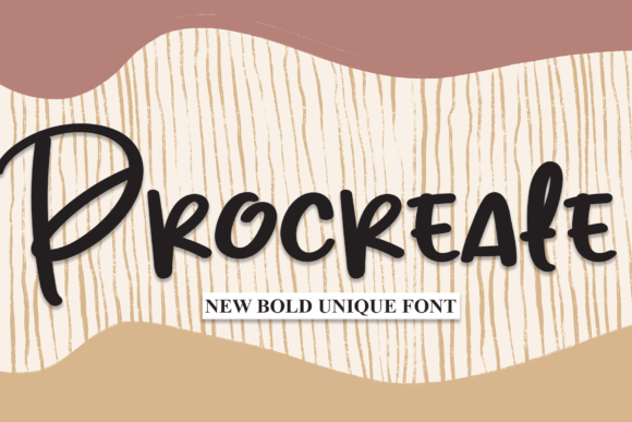 Procreate: A Handwritten Font for Authentic Design