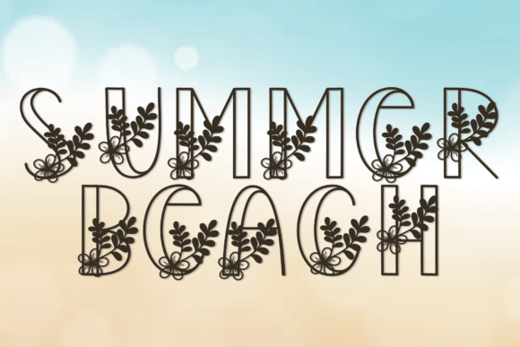 Summer Beach: The Perfect Typeface for Sun-Kissed Designs