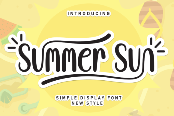 Summer Sun: A Magical Script Font for Creative Projects